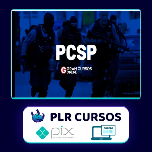 PCSP Polícia Civil do Estado de São Paulo: Delegado de Polícia (Preparação para Prova Escrita + Simulados + Diferenciais Exclusivos) - Gran Cursos