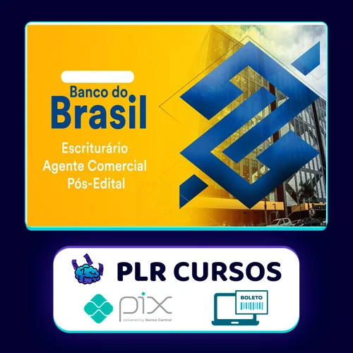 Pacote - Banco do Brasil (Escriturário - Agente Comercial) Pacote Completo - 2023 - Estratégia Concursos