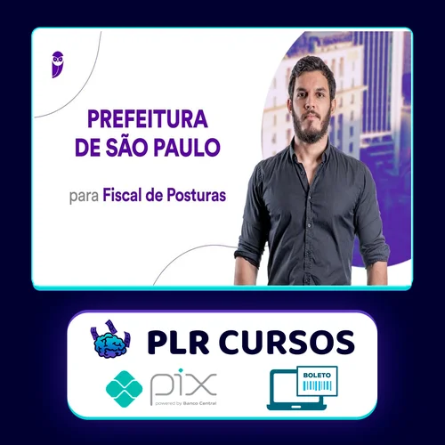 Pacote - Prefeitura de São Paulo (Fiscal de Posturas) Pacotaço - Pacote Passo Estr - Estratégia Concursos