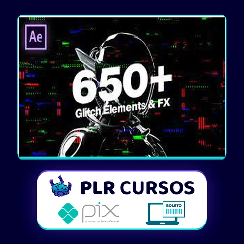 [PACK] Videohive: 650+ Glitch Elements - VCGMotion [INGLÊS]