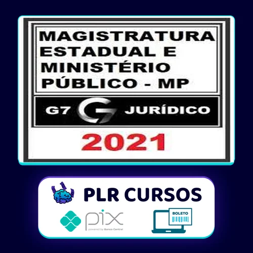 Curso Magistratura e Ministério Público Estadual - G7 Jurídico