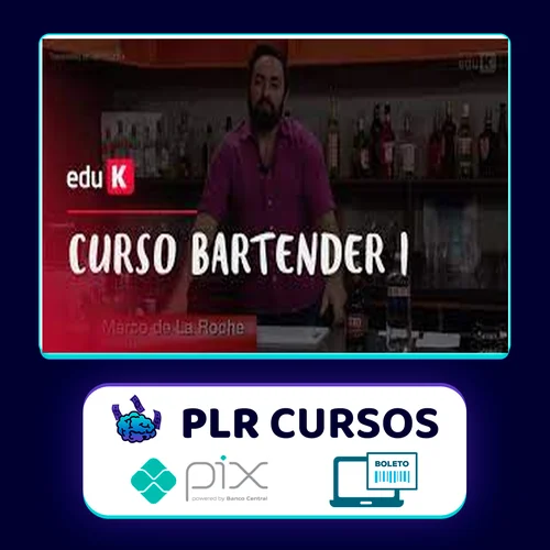 Bartender I Coquetéis Clássicos - Marco de La Roche