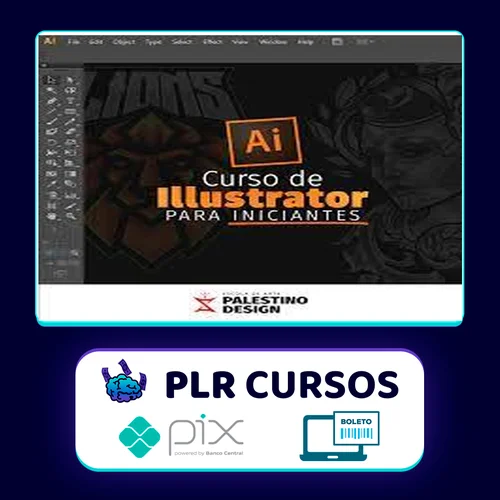 Curso de Adobe Illustrator (Básico ao Avançado) - Palestino Designer