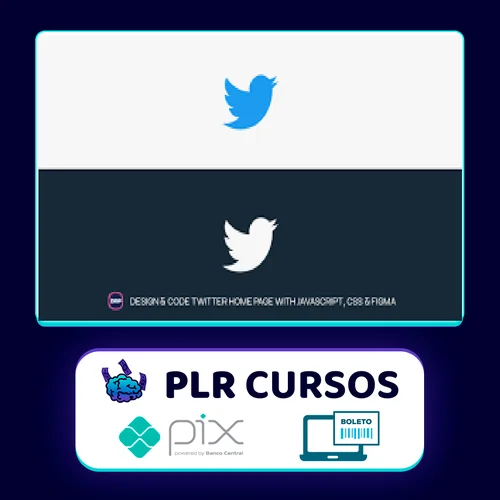 Design and Code Twitter Home Page with JavaScript, CSS & Figma - Hossein Boroji [INGLÊS]