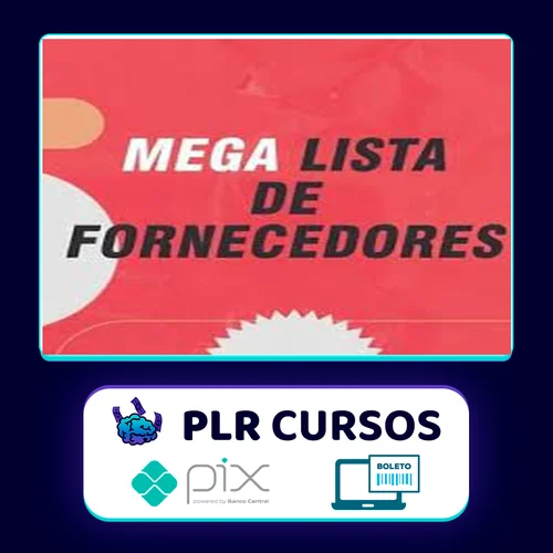 Mega Lista De Fornecedores - Diversos Autores