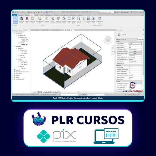 Revit Mep Básico: Projeto Hidrossanitário de Residência Popular - Isabela Ribeiro