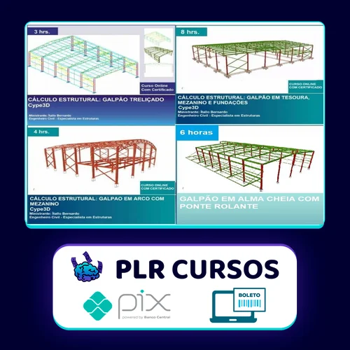 Curso Calculo e Otimização de Coberturas Metálicas - Ítallo Bernardo