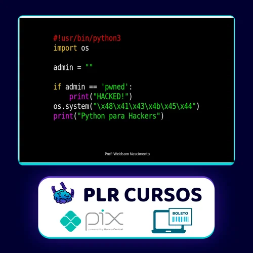 Python para Hackers - Weidsom Nascimento