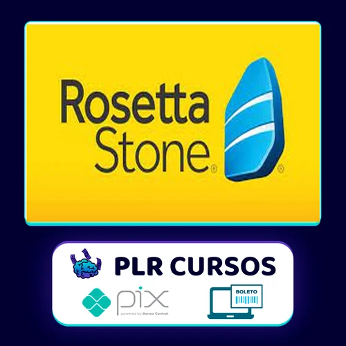 Curso em Software Aprender Idiomas - Rosetta Stone