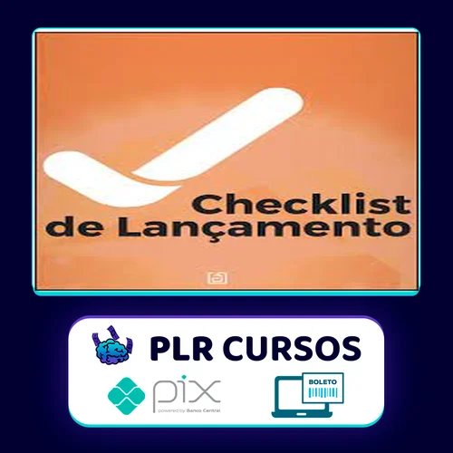 Checklist de Lançamento - Ana Paula Perci