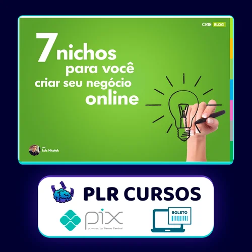 7 Nichos para Você Criar seu Negócio Online - Luiz Nicolak