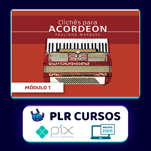 Curso de Acordeon Intermediário: Vol. 2 - Paulinho Marques