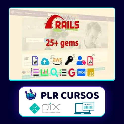 Ruby On Rails 6 Learn 25+ Gems and Build a Startup Mvp - Yaroslav Shmarov [Inglês]