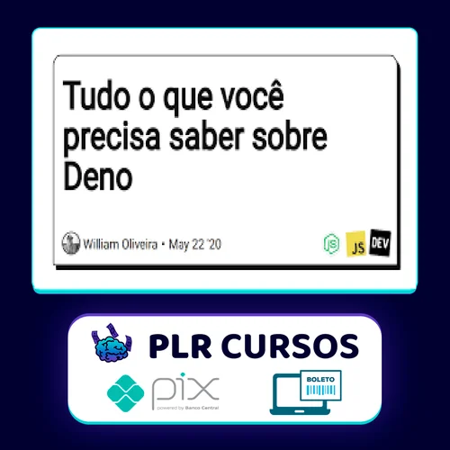 Tudo Que Você Precisa Saber Sobre Deno JS , Site, Api + 3 Proj - Gregory Pacheco e Susy Pereira