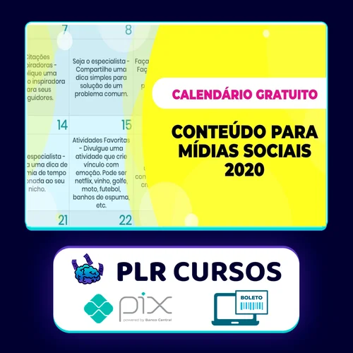 366 Ideias de Conteúdos Planejados para sua Rede Social - Postar pra Vender