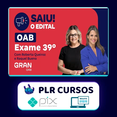 1ª Fase OAB XXXIX 39º Exame: Preparação Total - Gran Cursos Online